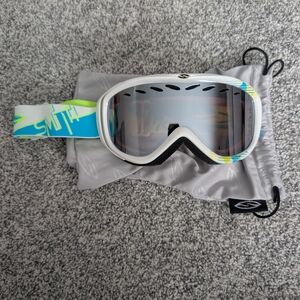 Smith Optics Snow Snowboarding Ski Goggles WHITE FRAME Adjustable W/ Bag